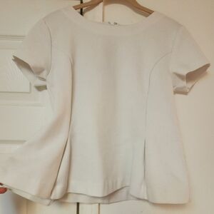 Ann Taylor Flared Peplum Swing Top